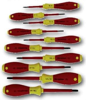 Wiha 32592 - Insulated Torx Screwdriver 10 Pc Set T6 - T30