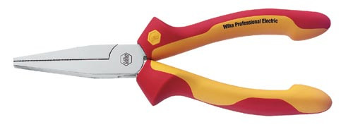 Wiha 32810 - Insulated Long Flat Nose Pliers 6.3"