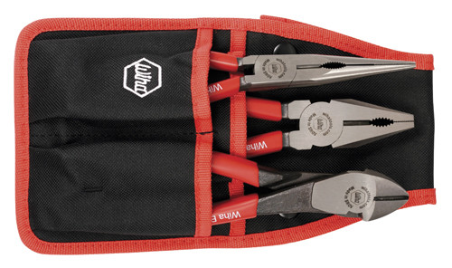 Wiha 32653 - Basic Pliers 3 Pc Set in Pouch