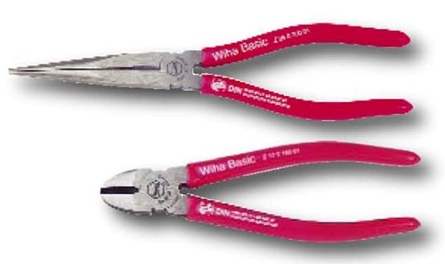 Wiha 32648 - Vinyl Grip 2 Pc Diagonal & Long Nose