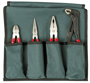 Wiha 32601 - Vinyl Grip Pliers & Cutter 4 Pc Set