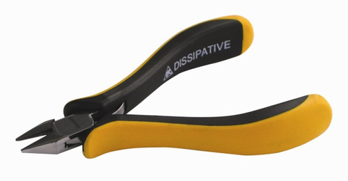 Wiha 32706 - ESD Safe Precision Cutters, Wide Tapered Head, Bevel