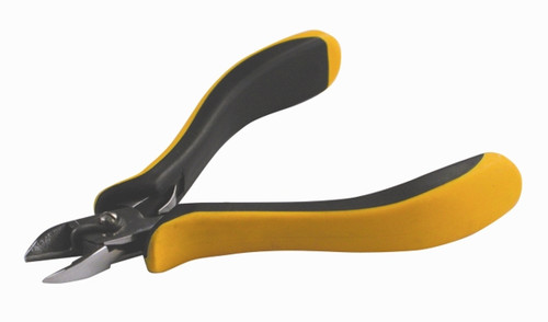 Wiha 32721 - ESD Safe Precision Cutters, Wide Oval Head With Wire Trapping Device, Flush