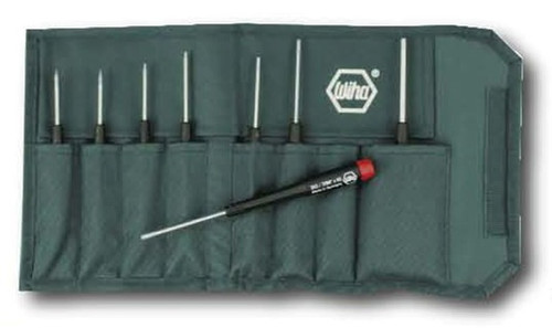 Wiha 26399 - Precision Hex Screwdriver 8 Pc Set .028-1/8