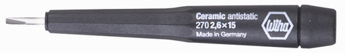 Wiha 27026 - Precision Ceramic Slotted Screwdriver 2.6mm