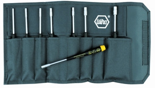 Wiha 27791 - Precision ESD Safe Inch Nut Driver 8 Pc Set 3/32-1/4