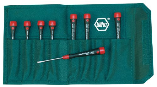 Wiha 26193 - PicoFinish Precision Slotted/Phillips Screwdriver 8 Pc Set