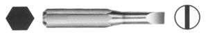 Wiha 75025 - System 4 Slotted Bit 2.5x28mm