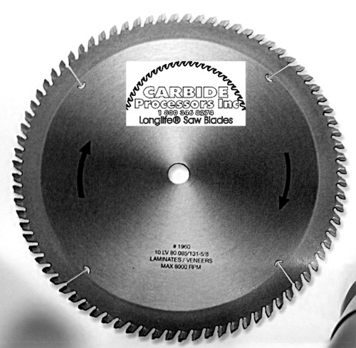 World's Best Melamine Veneer Saw Blade by Carbide Processors - World's Best 50601