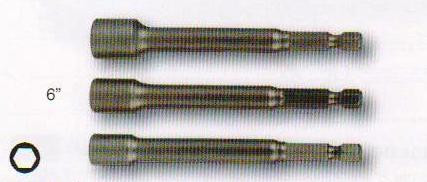 Wiha 70492 - Nutsetter 3 Pc Set 1/4, 5/16, 3/8x6''