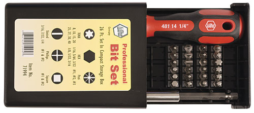 Wiha 71994 - Security Bits Collector 26 Piece Set
