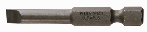 Wiha 74063 - Slotted Power Bit 4.0x50mm 2 Bit Pack