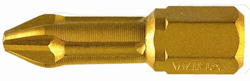 Wiha 71122 - TiN Coated Phillips Insert Bit #2x25mm