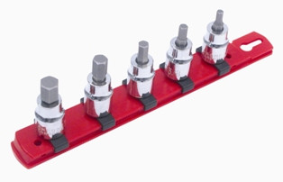 Wiha 71394 - 3/8 Drive 5 Pc Metric Hex Bit Set 4-10mm