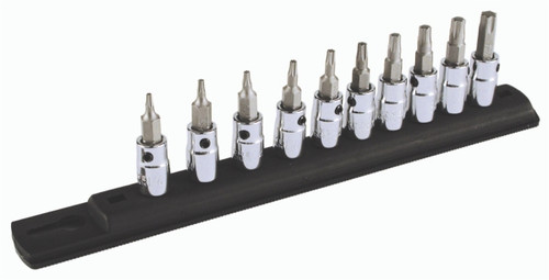 Wiha 76191 - 1/4 Drive 10 Pc Torx Set T7-T40
