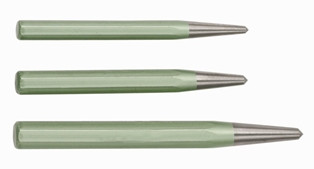 Wiha 12491 - Metric Center Punch 3 Pc Set