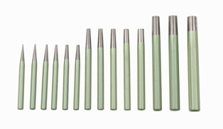 Wiha 12492 - Metric Taper Pin Punch 14 Pc Set