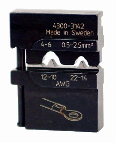 Wiha 43142 - PortaCrimp Die Set For Non-Insulated Terminals, Lugs & Splices 12-10 & 22-14 AWG