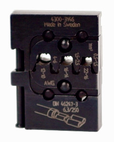 Wiha 43146 - PortaCrimp Open Barrel, Non-Insulated Standard Commercial Terminals & Lugs 22-10 AWG