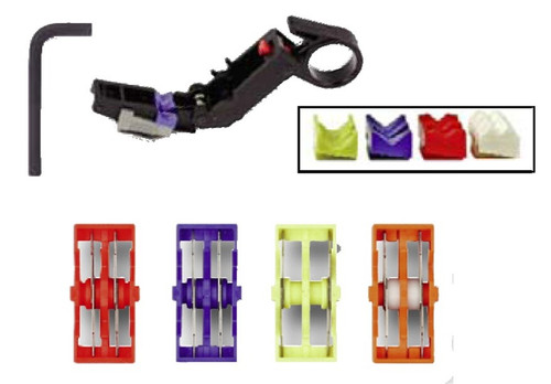 Wiha 44290 - Cassette 2-Step Hand-Stripping Tool 10 Pc Set