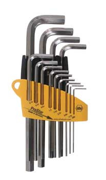 Wiha 35295 - L-Key Hex Nickel Long-Arm Inch 13 Pc Set .050-3/8