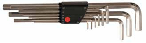 Wiha 35297 - L-Key Hex Nickel Long-Arm Metric 9 Pc Set 1.5-10mm