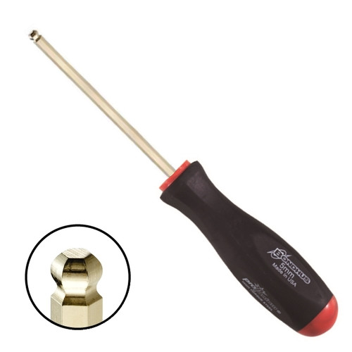 Bondhus GoldGuard Plated Ball End Hex Screwdriver - Metric - Bondhus 38686