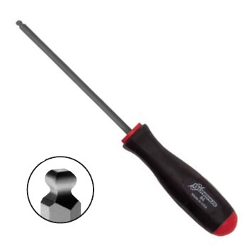 4 Square Ball Screwdriver, 2pk, Bondhus 11604 4 Square Ball Screwdriver, 2pk, Bondhus 11604