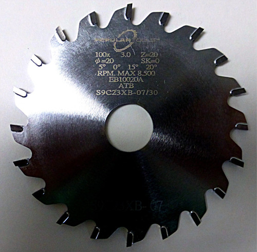 Popular Tools Edge Banding Saw Blade - Popular Tools EB1002020R