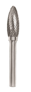 ATA Flame Shape Bur, Single Cut