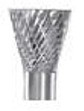 Carbide Bur Double Cut Inverted Cone Shape SGS SN-6
