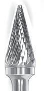G2000 Carbide Bur Double Cut Cone Shape SGS SM-43G