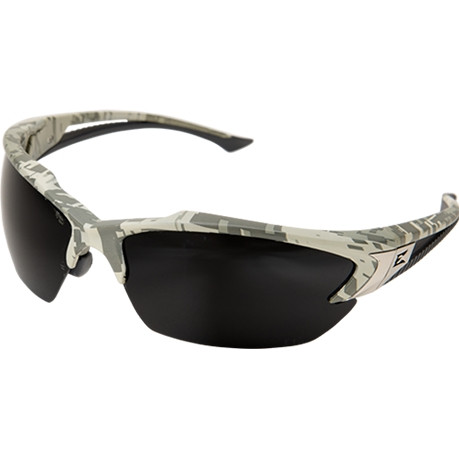 Edge Eyewear Khor Digital Camo Safety Glasses With Smoke Lens