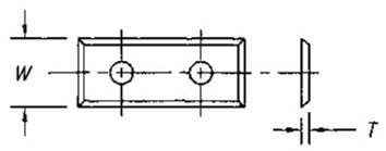 Reversible Insert Knife, 4 Cutting Edges w/ 2 Holes - Southeast Tool SI-4959015-SP