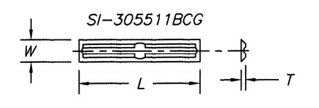 Reversible Insert Knife, 4 Cutting Edges w/ Back and Cross Groove - Southeast Tool SI-305511BCG