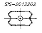 Reversible Insert Knife, 6 Degree Scraper - Southeast Tool SIS-2012202