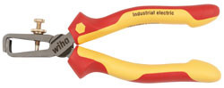 Wiha 32947 - 6.3" Insulated Stripping Pliers With Industrial Brushed Finish