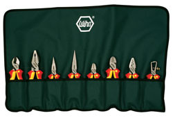 Wiha 32987 8 Piece Insulated Industrial Pliers and Cutters Set