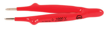 Wiha Insulated Tweezers, Straight Blunt - Wiha 75215