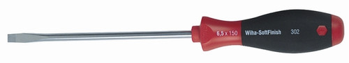 Wiha 302 SoftFinish Slotted Screwdriver - Wiha 30202