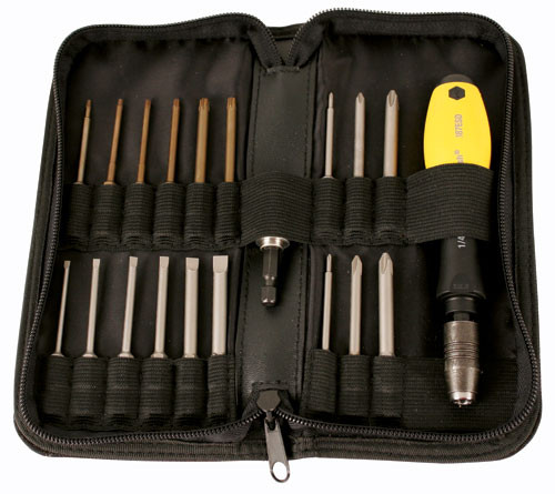Wiha 38790 20 pc ESD Safe Interchangeable SL/PH/Torx Screwdriver Set