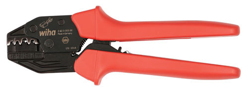 Wiha 43624 Ergonomic Crimping Tool for 22-10 AWG Push-On Terminals