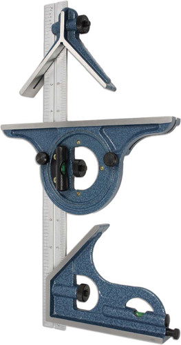 12" Professional Combination Square Set, Oshlun MTM-CSHQ