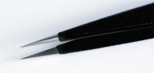 ESD Tweezers, Universal Fine Point, Wiha 44501 - Wiha 44501
