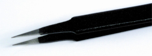 ESD Tweezers, Reduced Body To Medium Point, Wiha 4 - Wiha 44504