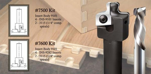 Vortex Flat CNC Dovetail Router Bit Set