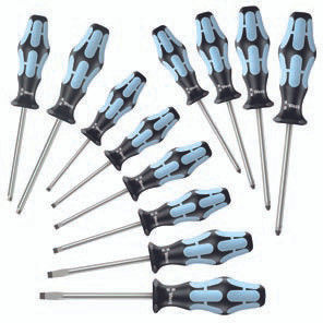 Wera 12 Piece Stainless Steel Screwdriver Set