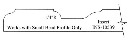 MDF Door Raised Panel Insert, Vortex INS-10539 - Vortex INS-10539