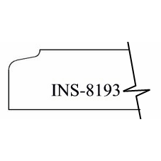 Vortex MDF Door Outside Edge Cutter Profile - INS-8193