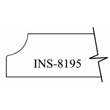 Vortex MDF Door Outside Edge Cutter Profile - INS-8195